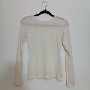 Cream White Lace Top (S)